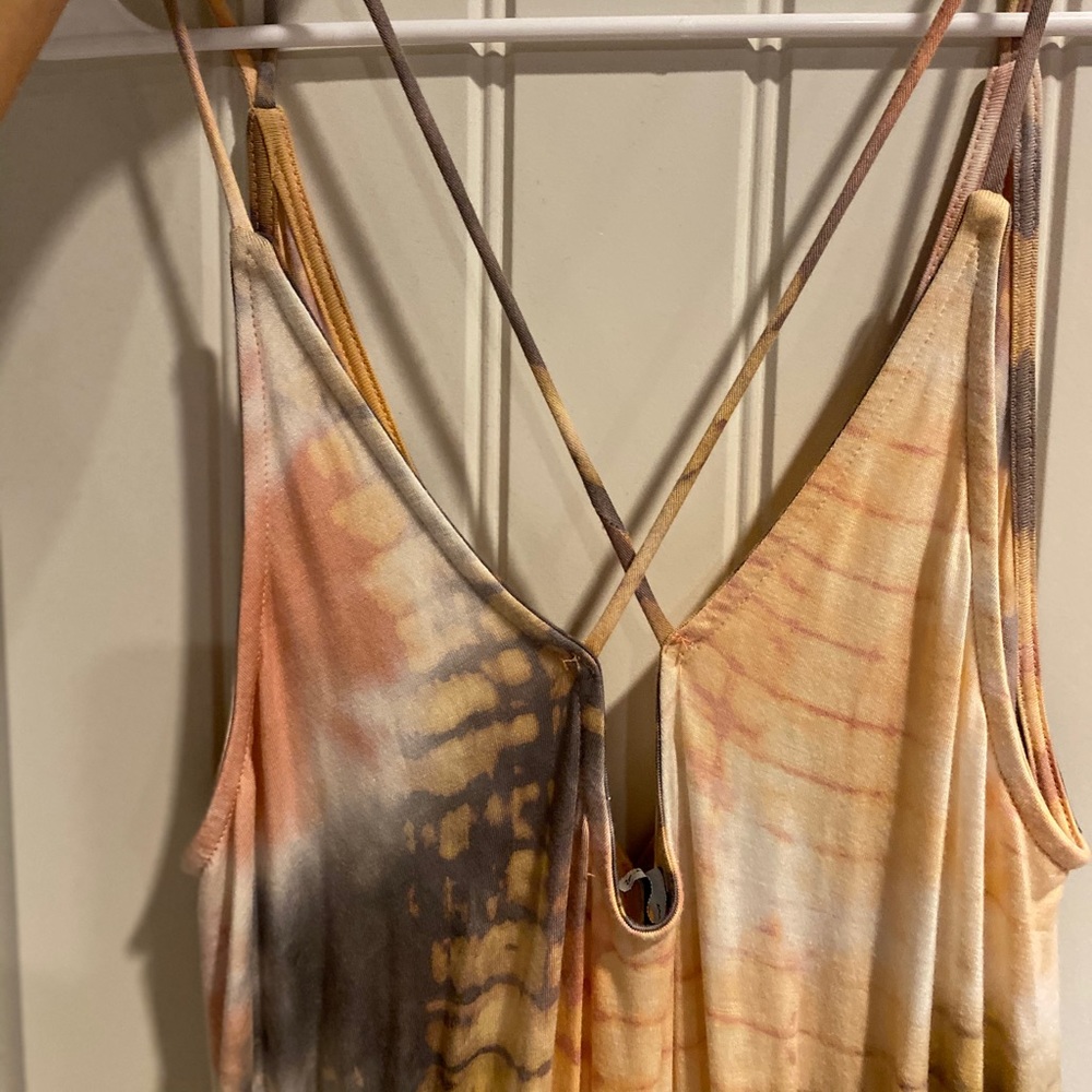NEW maxi tie dye dress